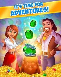 Download Treasure Hunters match-3 gems Mod Apk